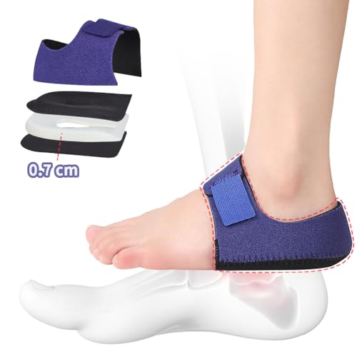 Anzailala Heel Pad For Heel Pain Heel Pain Relief Products Heel Cushion Pads Silicone Heel Pad For Men Women(S) - Image 4