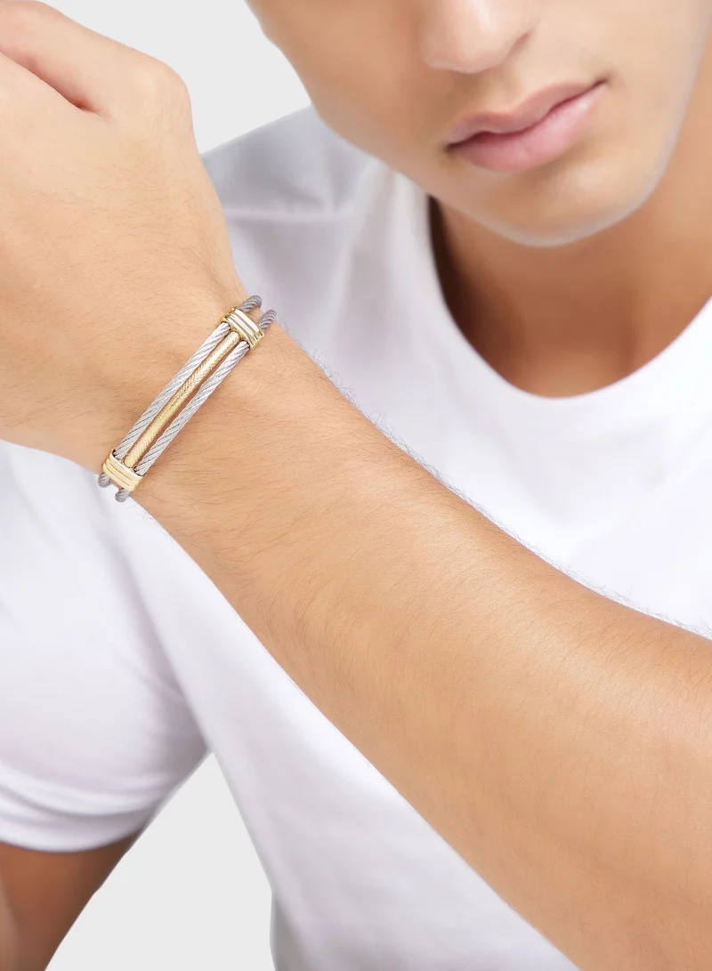 Seventy Five Casual Metal Cuff Bracelet