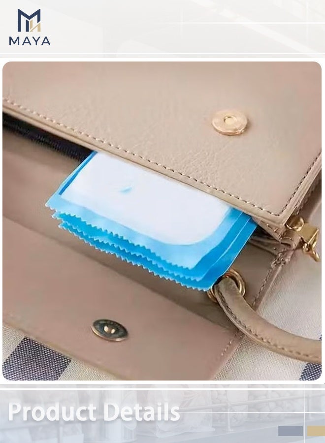 Maya 50 Pcs Disposable Toilet Seat Cover Set Clear Airplane Travel Camping and Public Toilet Travel Essentials - Image 4