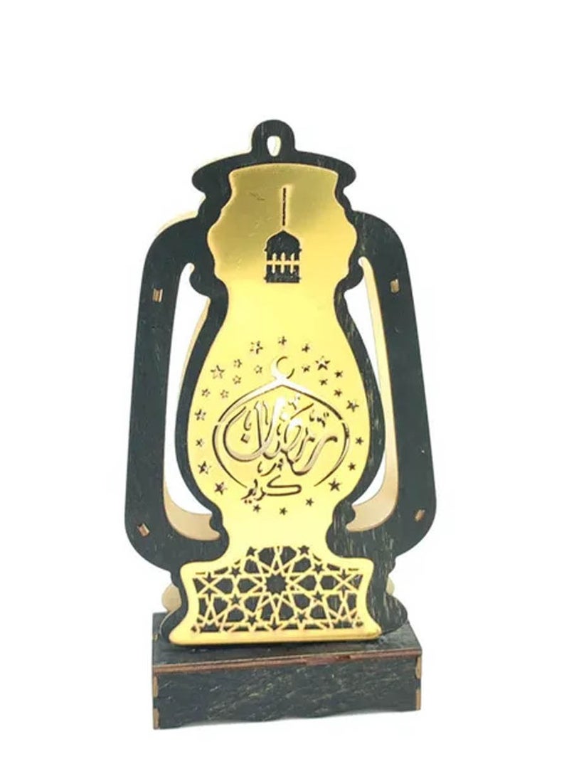 co arma Wooden Ramadan lantern hanging for decoration - Image 3