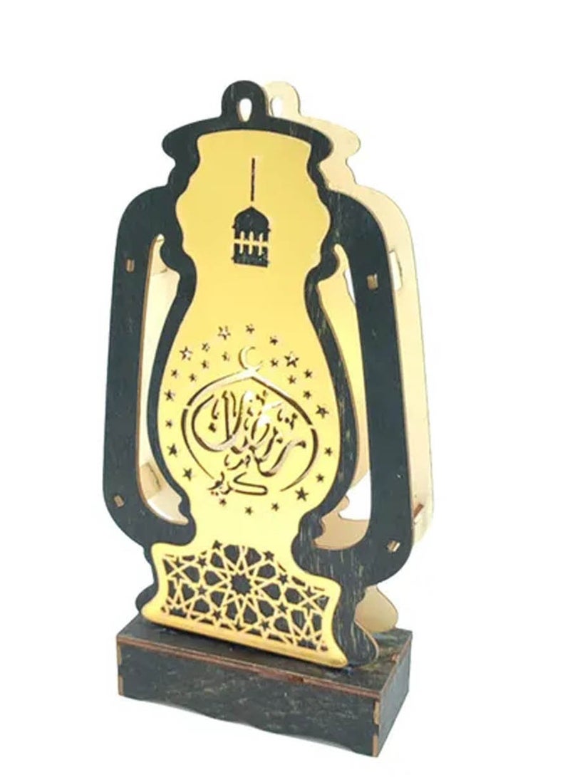 co arma Wooden Ramadan lantern hanging for decoration - Image 2