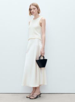 MANGO Midi Satin Skirt  - Image 5