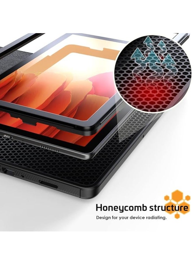 General - Stand for Samsung Galaxy Tab A7 Phone Case 10.4 inch 2020 SM-T500/T505 Phone Case Tablet Case Magnetic Smart Case, Shockproof Case with Auto Sleep/Wake PU Holster, Multi Angle Stand - Image 1