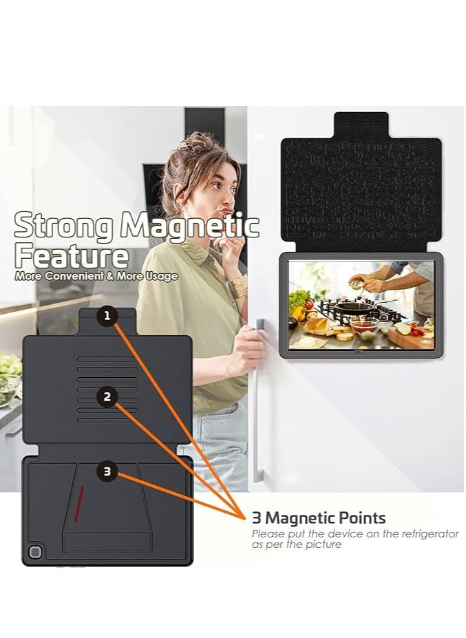 General - Stand for Samsung Galaxy Tab A7 Phone Case 10.4 inch 2020 SM-T500/T505 Phone Case Tablet Case Magnetic Smart Case, Shockproof Case with Auto Sleep/Wake PU Holster, Multi Angle Stand - Image 1