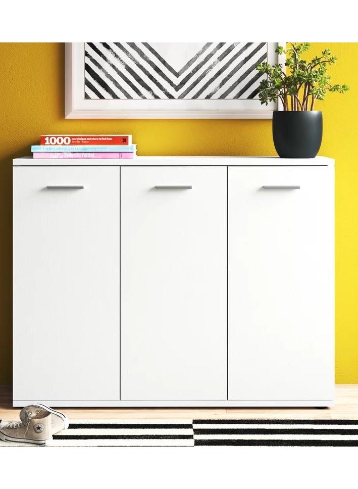 Generic Boots 3 shelves 5 shelves 120 cm for more storage space - White - Image 4