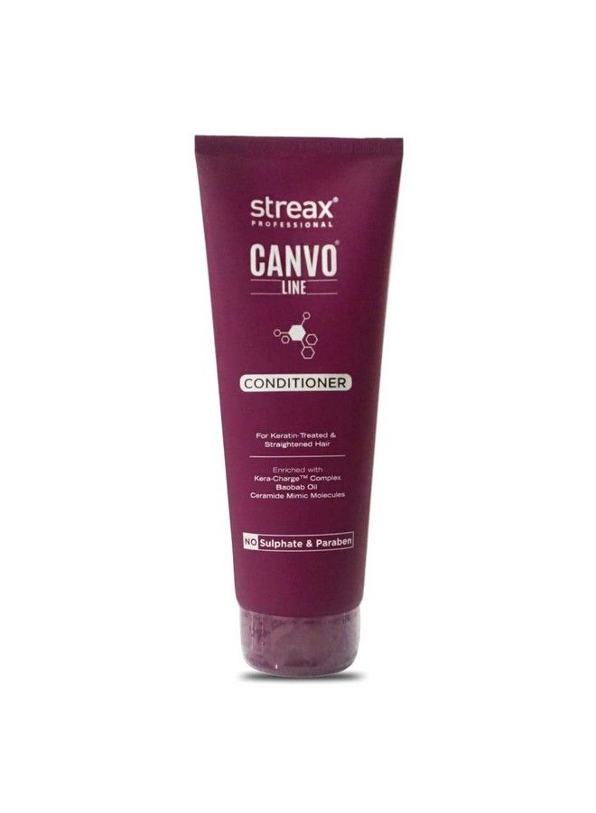 Streax مجموعة العناية الكاملة بالشعر من Streax Professional Canvoline لفرد الشعر (شامبو Streax Canvoline 300 مل + بلسم 240 مل + مصل 100 مل) عبوة من 3 قطع - Image 4