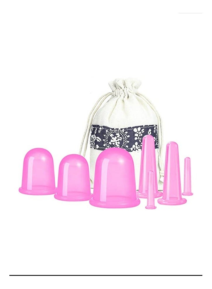 Generic 7-Piece Face Lifting Massaser Cups 