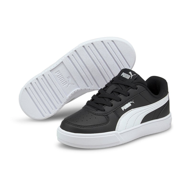 PUMA Caven Kids Unisex Black Trainers - Image 2