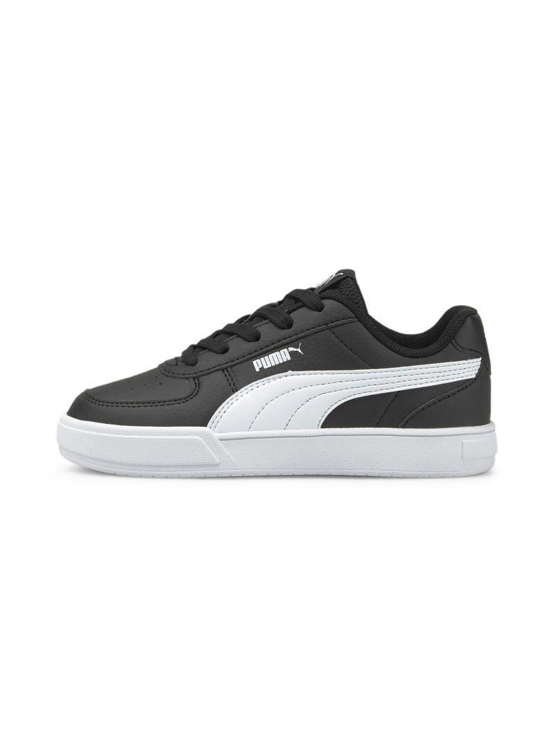 PUMA Caven Kids Unisex Black Trainers - Image 1