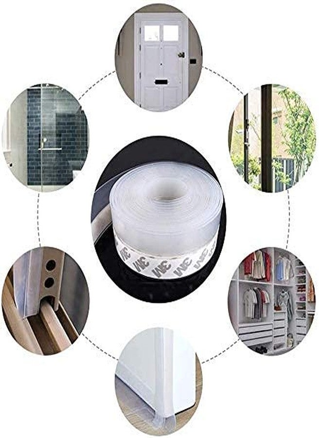 vysane Silicone Door Sealing Strip for Home, Air Gap Waterproof Shield Water Resistant Weather-Strip Self-Adhesive Door/Window Tape for Seal, Cockroach Bugs Insect Stopper Sealing Tape (3 Meter) - Image 5