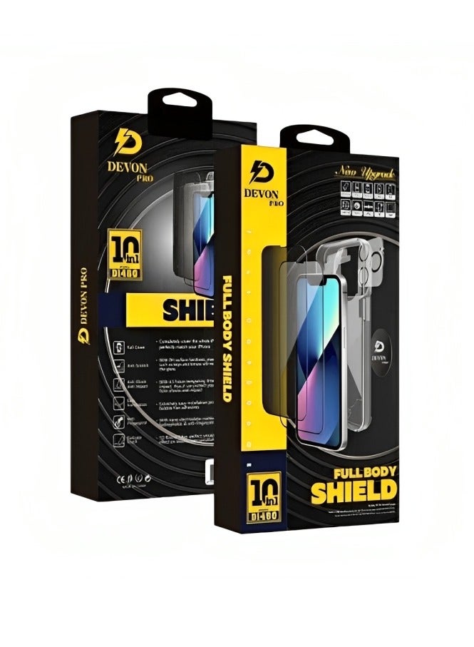 Devon iPhone 15 Plus Protection (Privacy Cover) 10-in-1 Package [iPhone Protection Package] The strongest complete protection for your phone ever - Image 2
