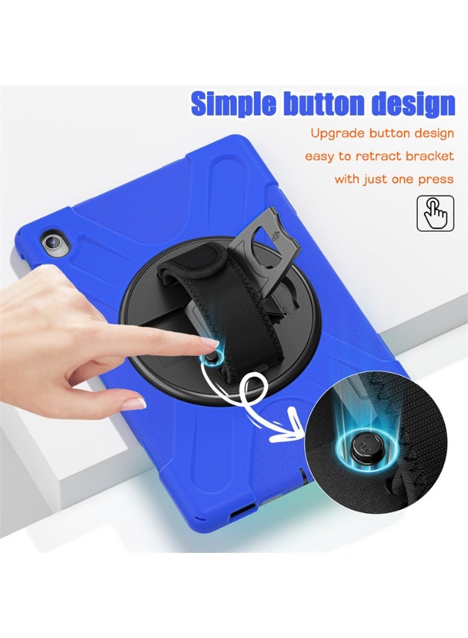 general Shockproof Case Compatible with Samsung Galaxy Tab S10 FE+ 13.1 inch Case with Screen Protector, Heavy Duty Full-Body Protective Case with Shoulder Strap Silicone Cover for Kids - Image 4