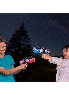 ArtCreativity Light Up Toy Guns For Kids Set Of 2 Red And Blue Space Blasters With Flashing Leds And Sound Effects Cool Futuristic Toy Guns For Boys And Girls Batteries Included  - Image 5