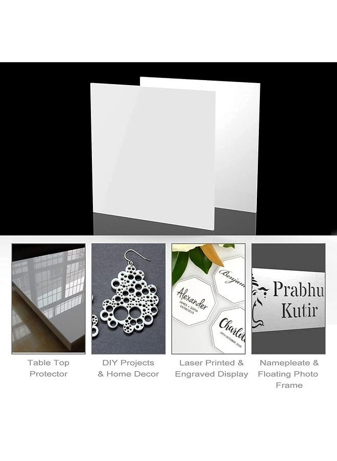 Lamsit Ibdaa LAMSIT IBDAA Acrylic Sheet 3mm Thick Pack of 2 Rectangle White  - Image 4
