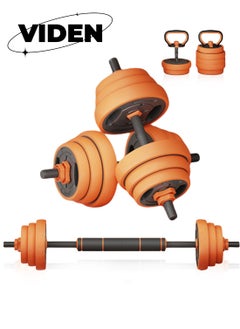 Viden 20KG Kettlebell Dumbbell Barbell Set 4 Modes Body Shaping Exercise Enhance Physical Fitness Increase Muscle Strength Men And Women Free Combination Of Weights  - Image 1