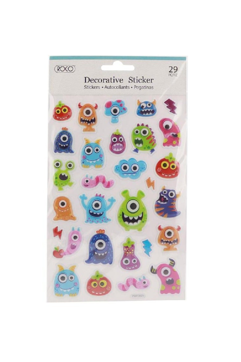 روكو ملصقات منبثقة وحش ذو عين واحدة