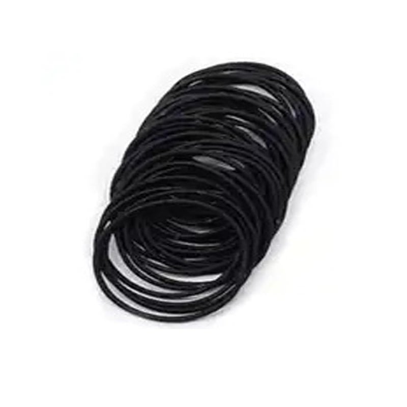 GITGRNTH Hair Band for Women & Girls - Rubber Band - Elastic Ponytail Hairband Ties Accessories Soft Cotton Stretchable Rubber Bands, Non-Slip For Medium, Thick & Thin Hair, Pain-Free (Multi-colored) (Rubber_5 Piec, Regular) - Image 1