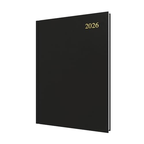 Collins - Essential - 2026 12 Month Calendar Year Planner, Day-To-Page Diary, A4 Hard Cover - Black (ESSA41.99-26) - Image 5
