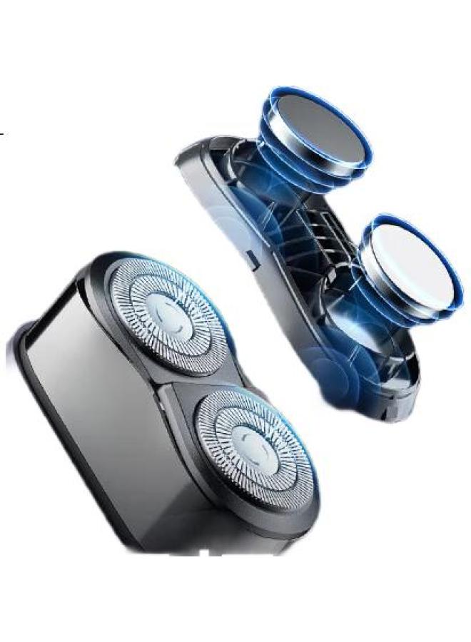 Mijia Electric Shaver S600 [Portable For Travel], Xiaomi Razor, Metal Body, Brushless Motor, Floating Ceramic Blade, Genuine Leather Protective Case - Image 3