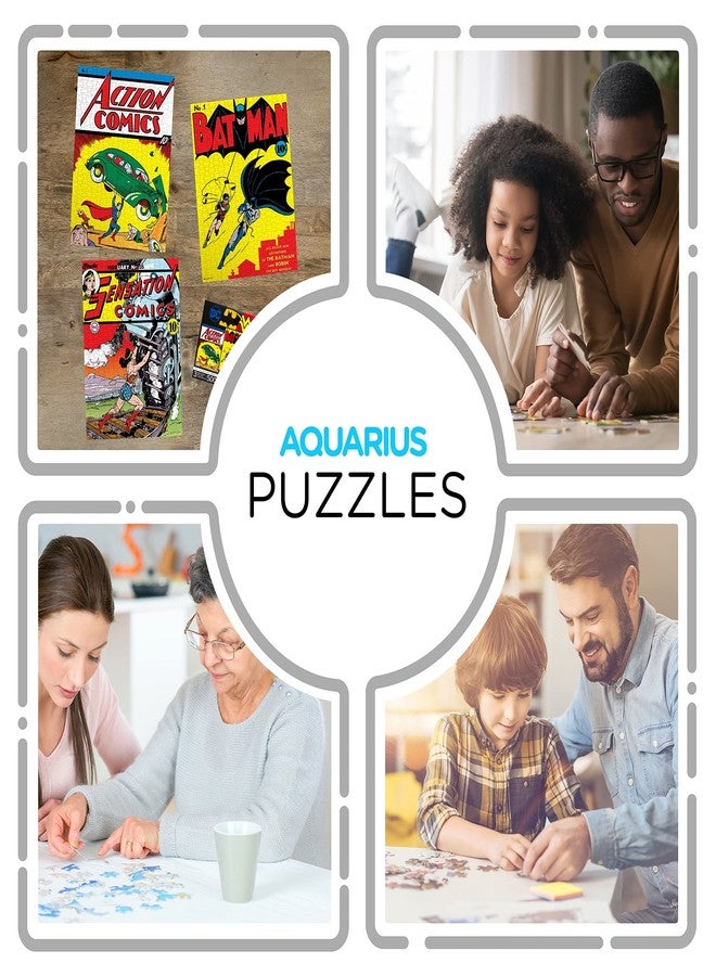 Aquarius DC Comics 3 x 500 Piece Jigsaw Puzzle Set with Bonus Poster - Superhero Puzzle Pack for Adults, Kids & Families | Superman, Batman & Wonder Woman - Image 4