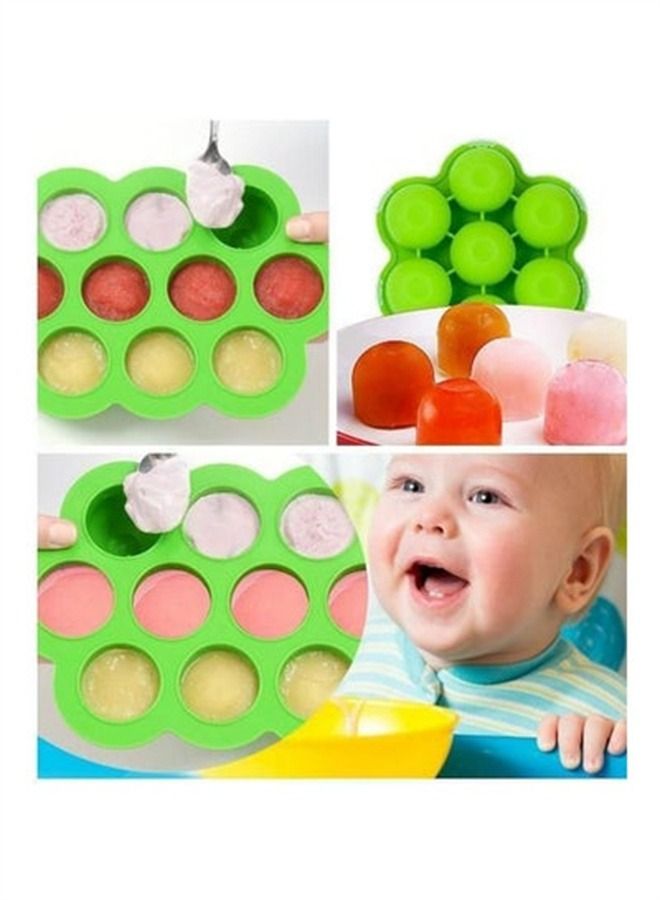 جينتيك صينية فريزر سيليكون 10 ثقوب مع غطاء أخضر - Image 2