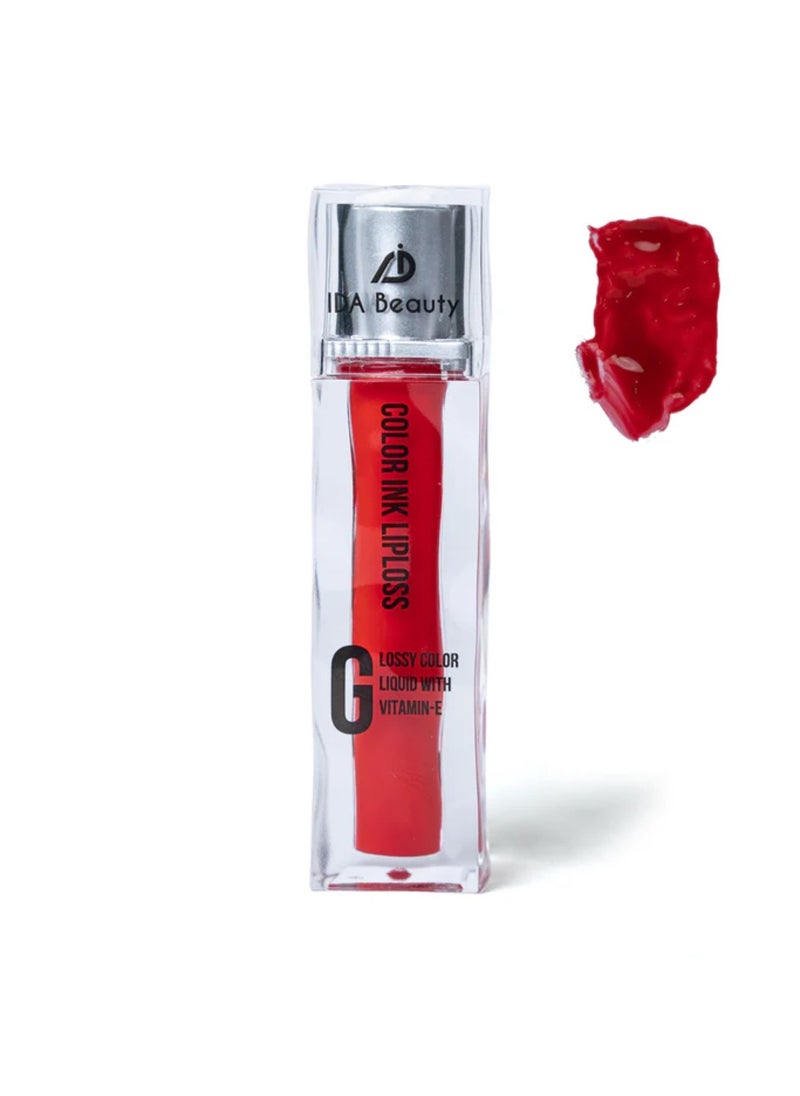 IDA Beauty HueKiss Colour Ink Lip Gloss | Long-Lasting, Hydrating, Smudge-Proof | Vegan, Halal, Cruelty-Free  - Image 1