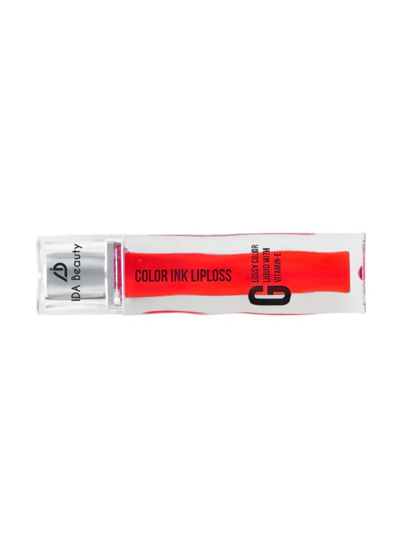 IDA Beauty HueKiss Colour Ink Lip Gloss | Long-Lasting, Hydrating, smudge-Proof | Vegan, Halal, Cruelty-Free, (red) (G15) - Image 5
