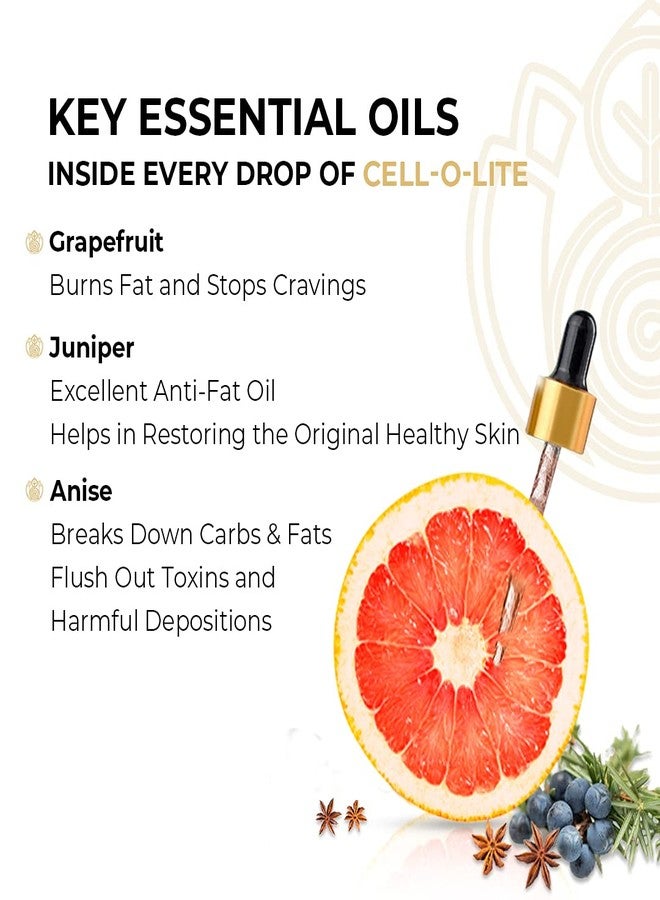 CORE & PURE Combo Pack of Cell-o-lite Body Massage Oil 50 ml, Grapefruit 12 ML Grade-A, Essential Oil & Anti-Scar and Rejuvenating Stretch Mark Oil 50 ml - Image 2