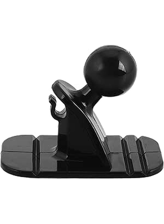 Adhesive Ball Mount Base For Car Phone Holder 17mm Mini Base Black - Image 1