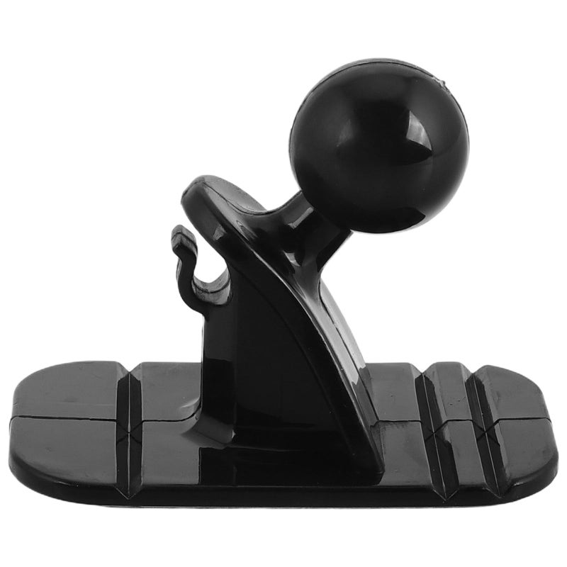 Adhesive Ball Mount Base For Car Phone Holder 17mm Mini Base Black - Image 2