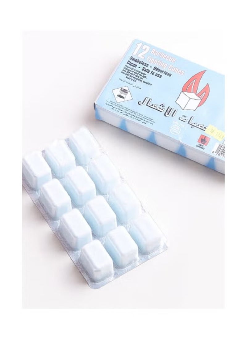 12 Pieces Grill Ignition Blocks Blue Color - Image 2