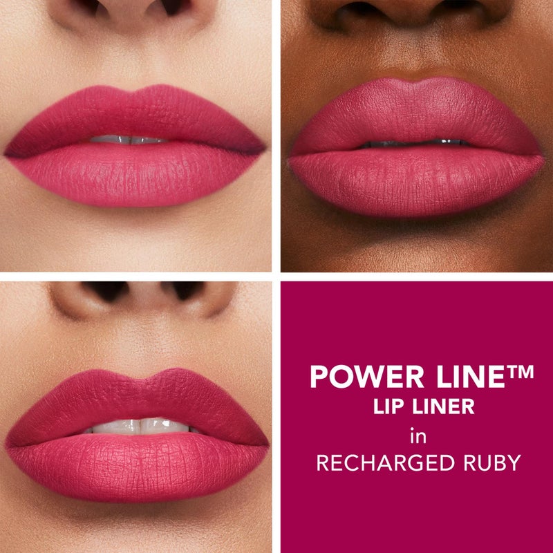Buxom Power Line Plumping Lip Liner, Recharged Ruby - Image 3