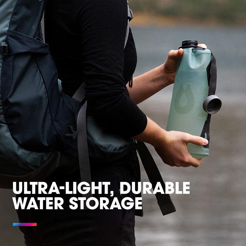 Hydrapak Collapsible Camping Water Storage (2L, 3L, 4L, 6L, 10L) - BPA & PVC Free, Hydration Reservoir Bag, Leak Proof - Image 1