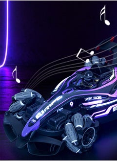gearbox Gearbox Spray R/C Stunt Car with Lights, Music, and Spray - 2.4G Remote Control Included, Unisex, Purple  - Image 3