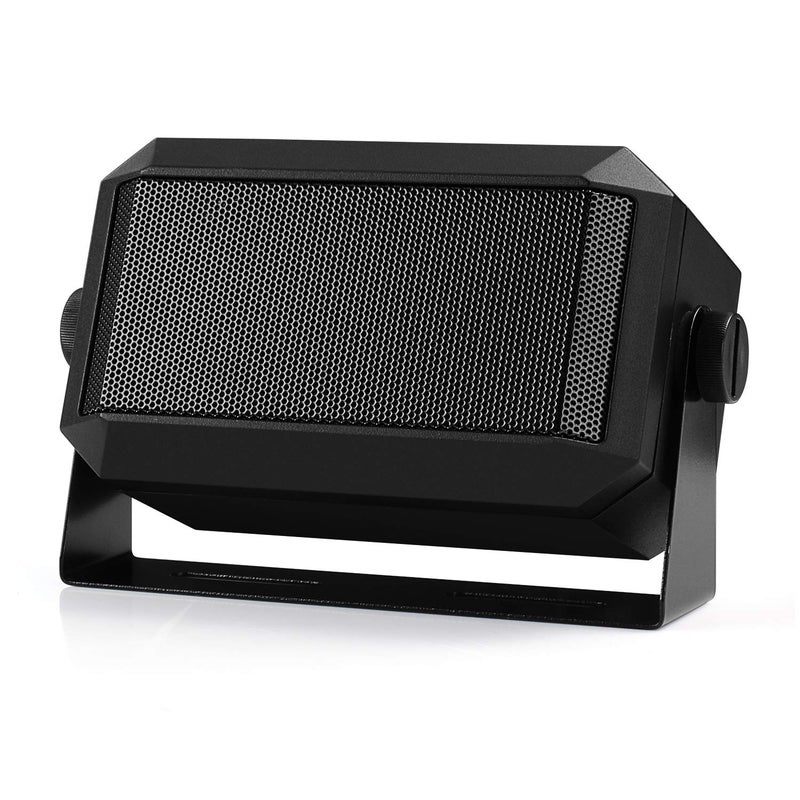 Radioddity Mini External Speaker for Mobile Radio Car Transceiver, 5W Universal Portable, 71" Power Cable, 4 x 4, Compatible CB-27 Pro DB20-G Icom ID-5100 Yaesu FT-891 Midland MXT115 - Image 1