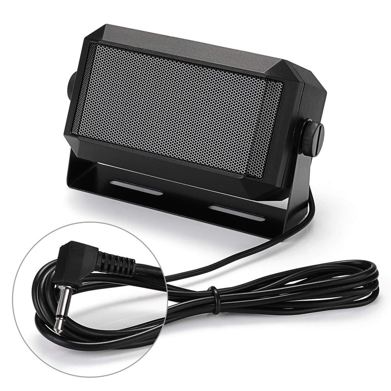 Radioddity Mini External Speaker for Mobile Radio Car Transceiver, 5W Universal Portable, 71" Power Cable, 4 x 4, Compatible CB-27 Pro DB20-G Icom ID-5100 Yaesu FT-891 Midland MXT115 - Image 4