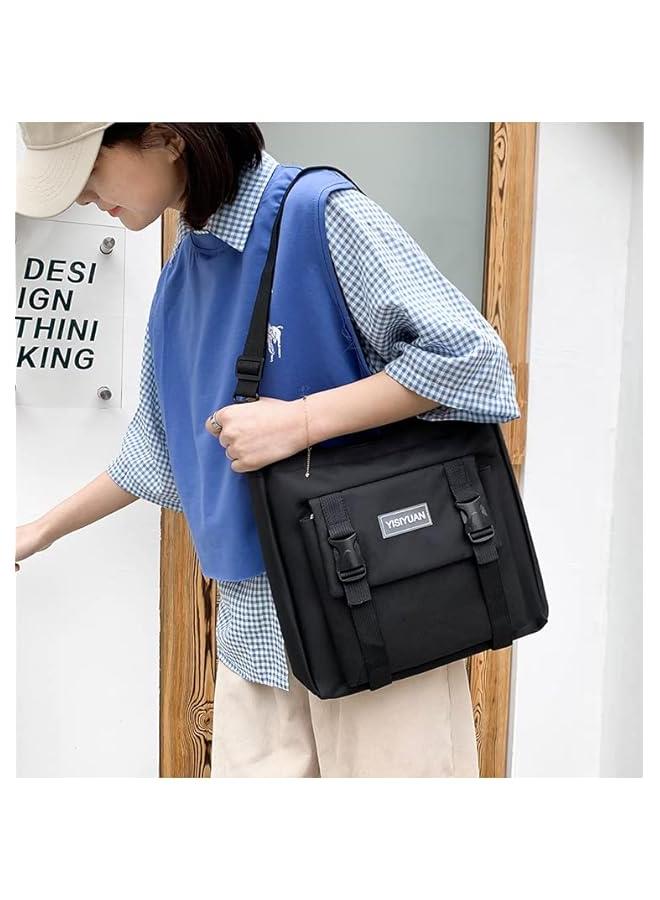 هوكور LukRosey Backpack Fashion Large Capacity 5-Piece Backpack Set with Small Cell Phone Purse,handbag,Receive Bag,Pencil Box - Image 4