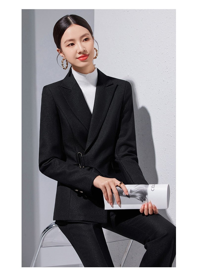KUYING New Fashionable Women's Slim Fit Suit Set  - Image 2