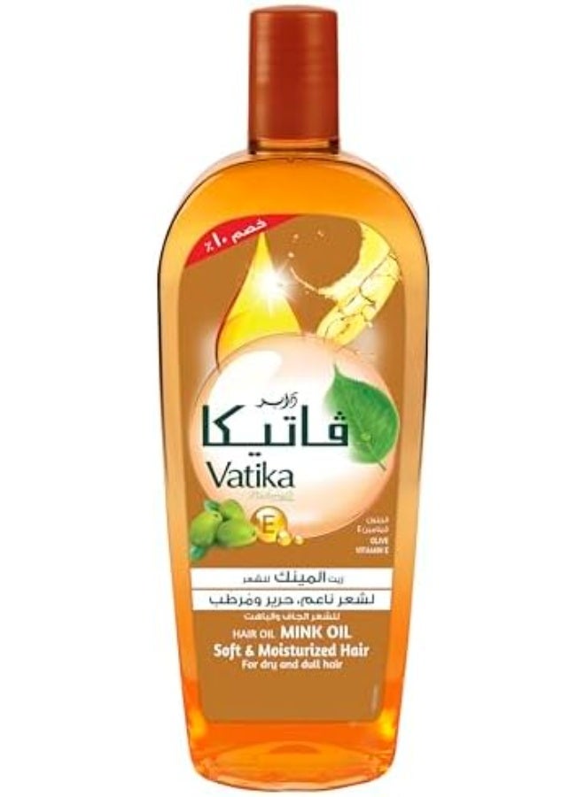 فاتيكا ناتشورالز — زيت غني بالمِنِك 180 مل (زيتون + فيتامين هـ)