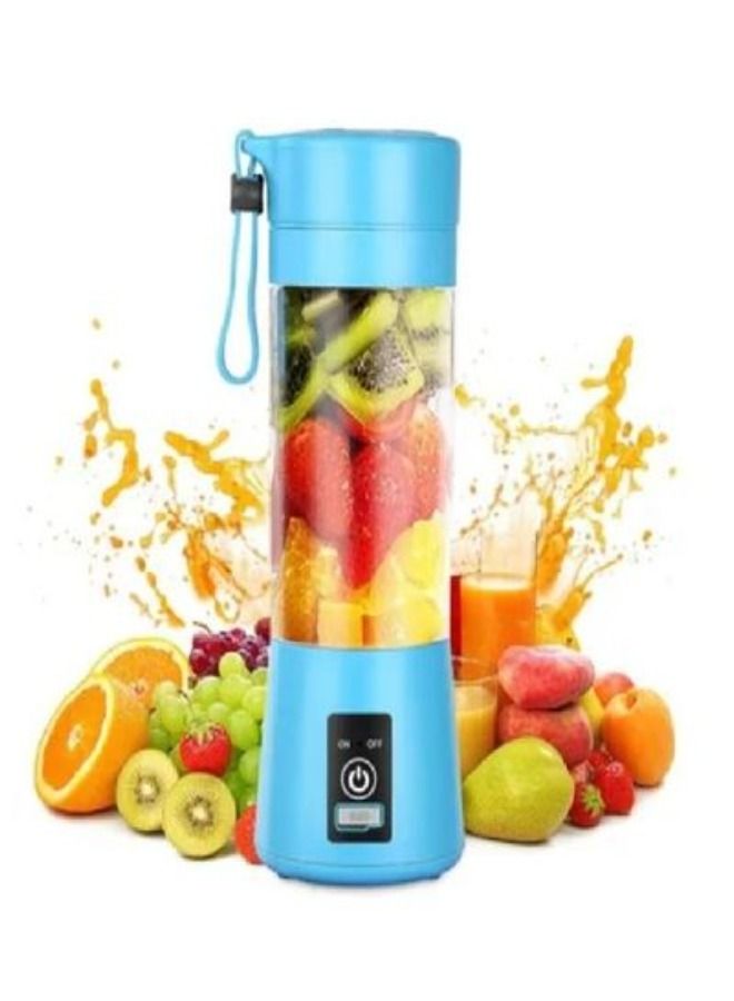 خلاط شخصي مع أوسب قابلة للشحن مصغرة عصير الفاكهة خلاط هتس-122 ب الأزرق - Image 1