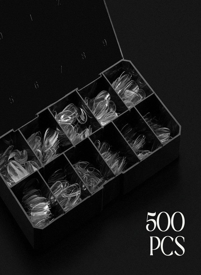 Aprés Gel-X® Sculpted Round Short Tip Box | 500pc Gel-X Tips, 11 Sizes 00-9, Premium Quality - Image 3