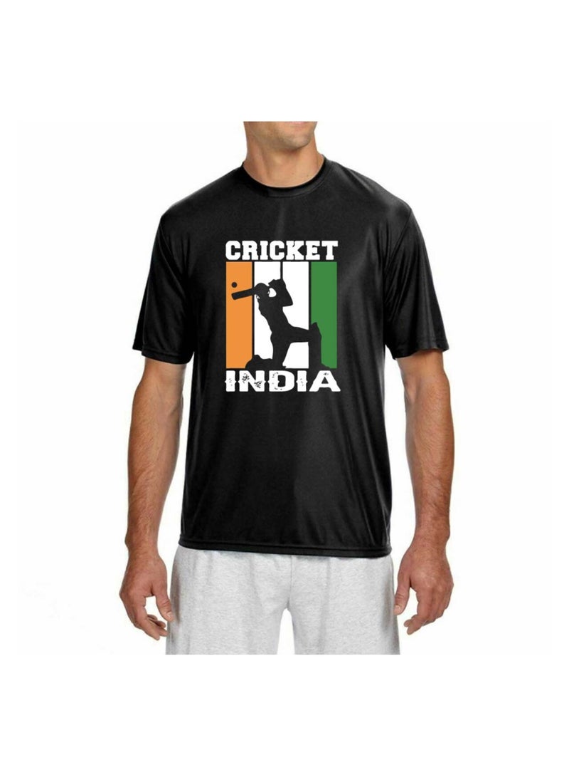 India Jersey Dry-Fit T-Shirt for Adults - Ideal for Sports, Workouts, and Everyday Wear - Comfortable and Stylish Unisex Design - Image 1