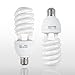 EMART EMART Emart Full Spectrum Light Bulb, 2 x 45W 5500K CFL Daylight for Photography Photo Video Studio Lighting  - Image 2