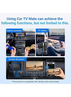 General HDMl Multimedia Adapter for Car with Factory Cable, TV Adapter for Fire TV Stick/Game Console/Screen Launcher/DVD/Set Top Box, 2.4 GHz WiFi, Plug & Play  - Image 3