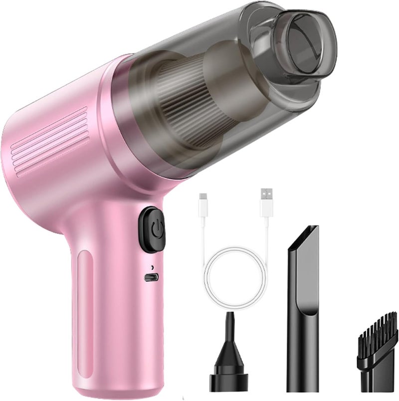 Car Vacuum Cleaner - Cordless High Suction Handheld Cleaner, Powerful Portable Dust Vacuum, Rechargeable Mini | Effortless Cleaning Small for Auto Interior, Home, Office, Truck, SUV - Image 1