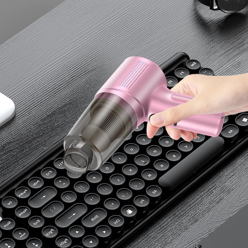 Car Vacuum Cleaner - Cordless High Suction Handheld Cleaner, Powerful Portable Dust Vacuum, Rechargeable Mini | Effortless Cleaning Small for Auto Interior, Home, Office, Truck, SUV - Image 3
