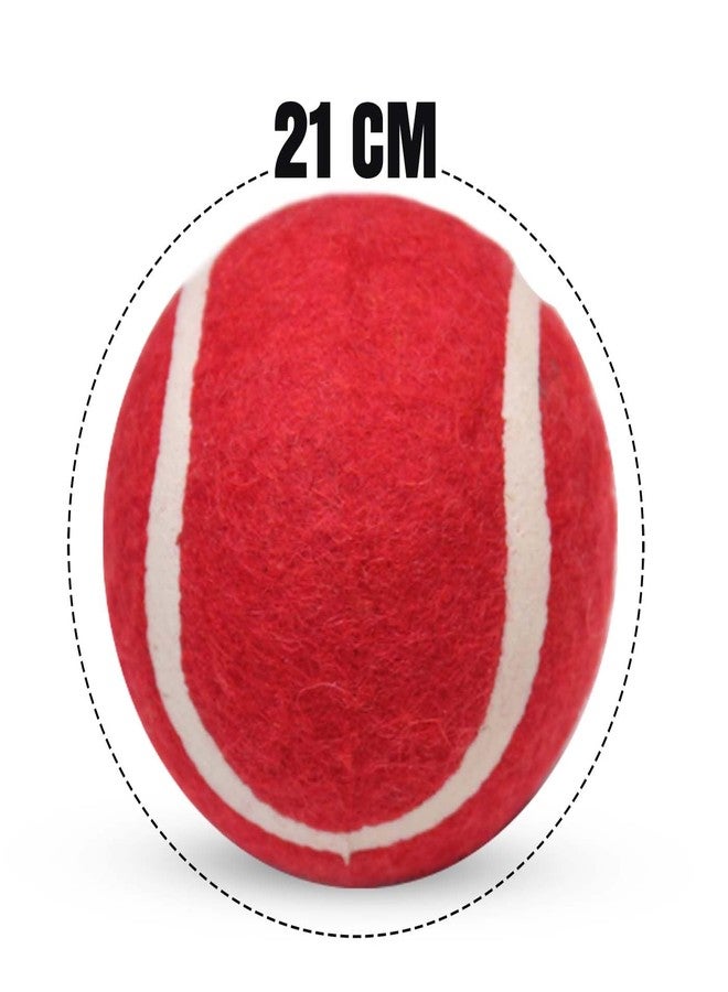 FULLY Tennis Ball for Cricket | Soft Tennis Ball | Bounce Tennis Balls - Sturdy Lightweight and Durable for Tennis Courts, Cricket Tournaments and Street Match (Set of 6) - Image 2