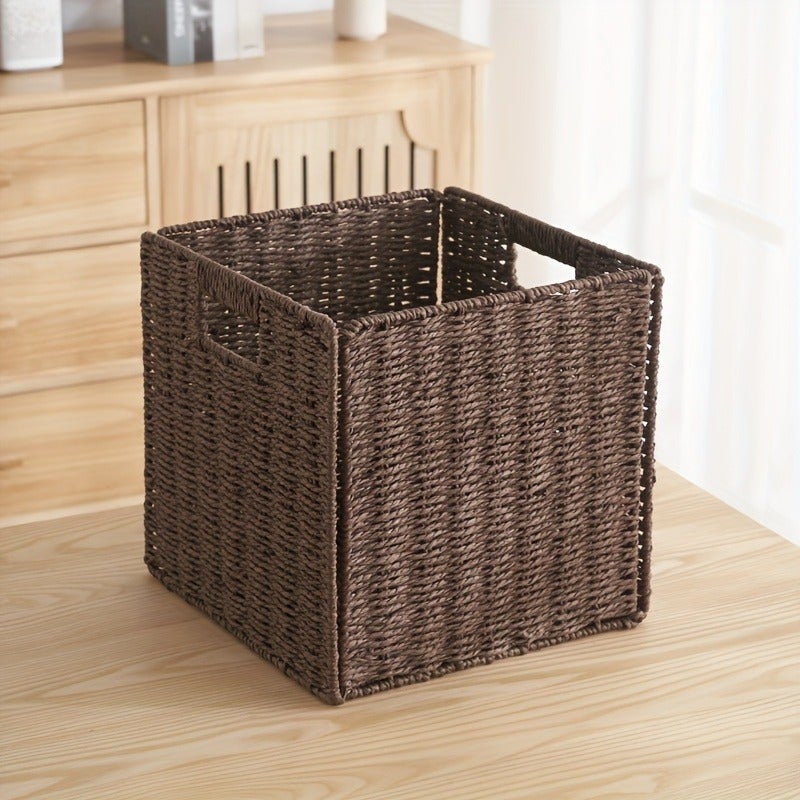 Versatile Foldable Storage Basket - Perfect for Bedroom, Living Room & Dorm Organization - Image 1