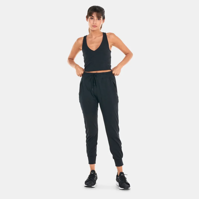 Beyond Yoga Women's Heather Rib Fresh Cut Cropped Tank Top