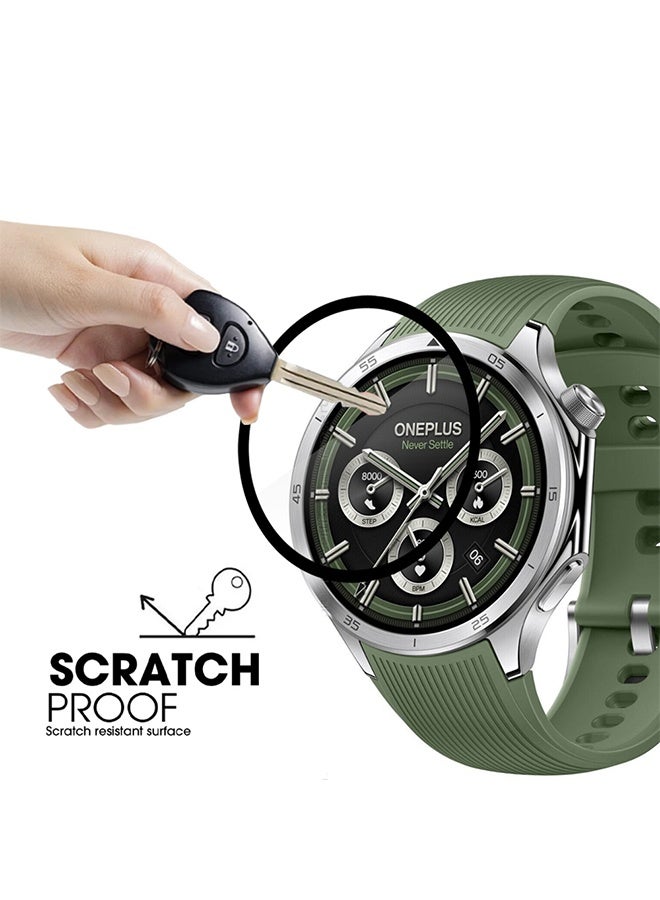 CATANES 2 Pieces Screen Protector for OnePlus Watch 3 - Thin Acrylic Display Protection Film - Image 5